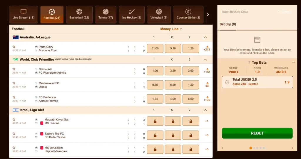 wildrobin casino betting
