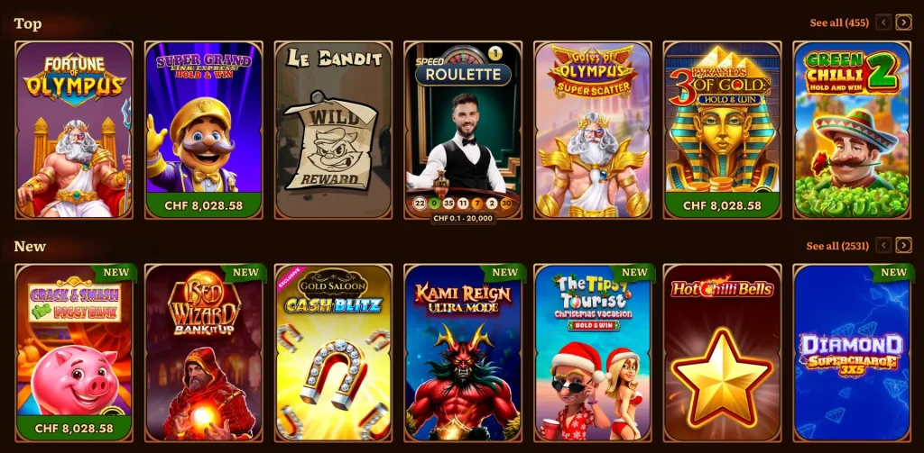 wildrobin casino top slots